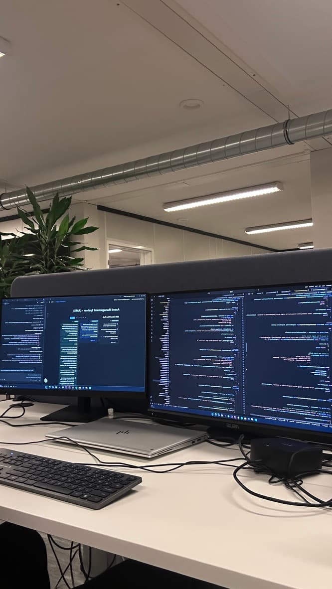 Asset Management System interface displaying hardware asset catalog with search and filter functionality